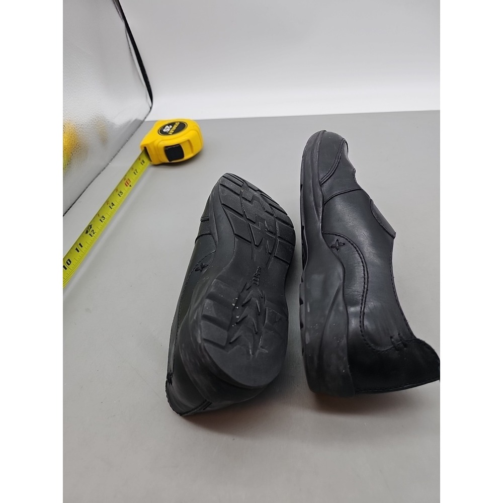 L.L. Bean Black Pebbled Leather Mary Jane Women's Shoes Sz 8 M - Picture 4 of 7